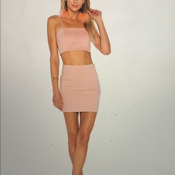 NWT REVOLVE By The Way 2 Piece Set Pink/Mauve Size S